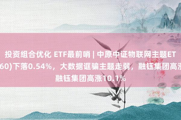 投资组合优化 ETF最前哨 | 中原中证物联网主题ETF(516260)下落0.54%，大数据诓骗主题走弱，融钰集团高涨10.1%